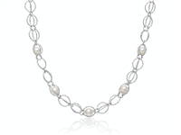 Collana Miluna Donna Miss Italia in Argento Perla PCL6248B